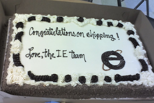 Microsoft Cake for the Firefox release